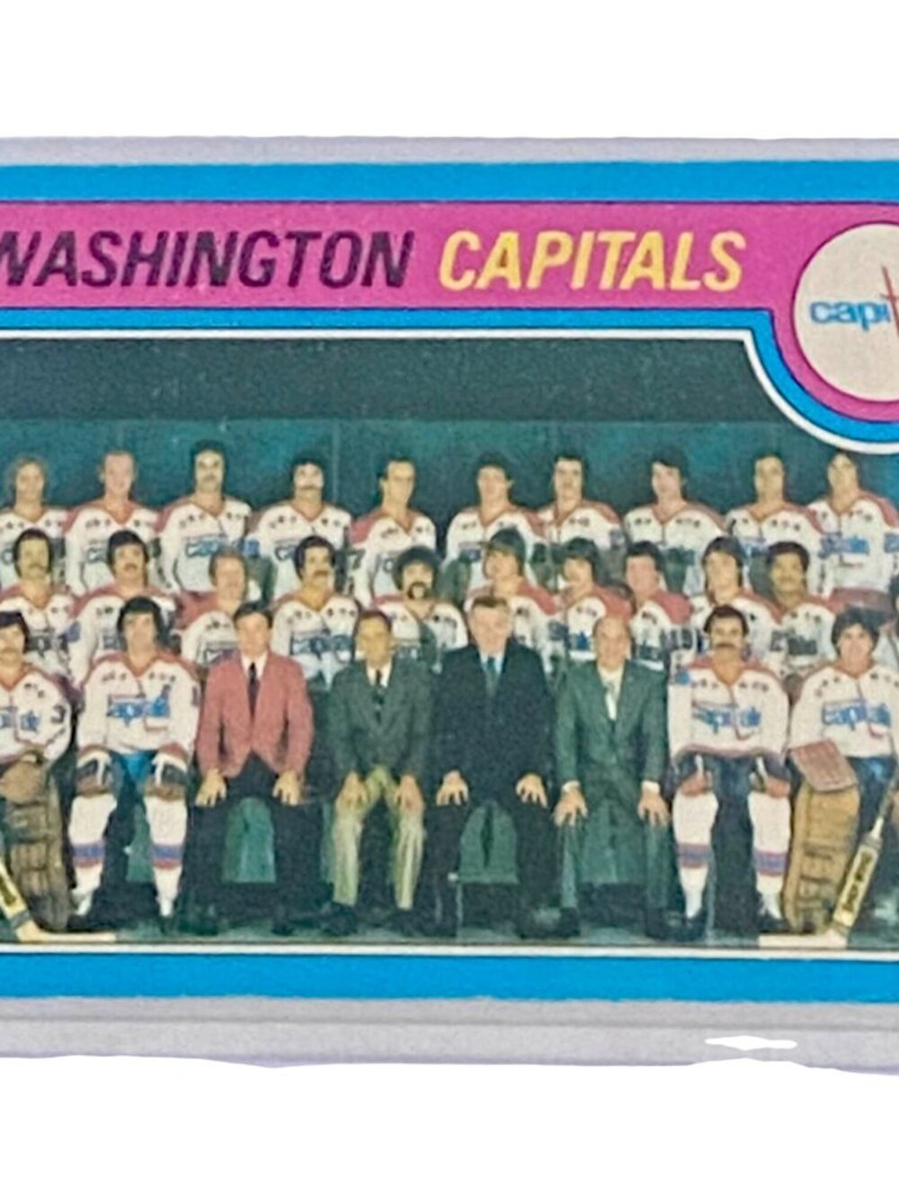 Washington Capitals 1974-75 NHL Team Trading Card - Vintage Collectible Sports